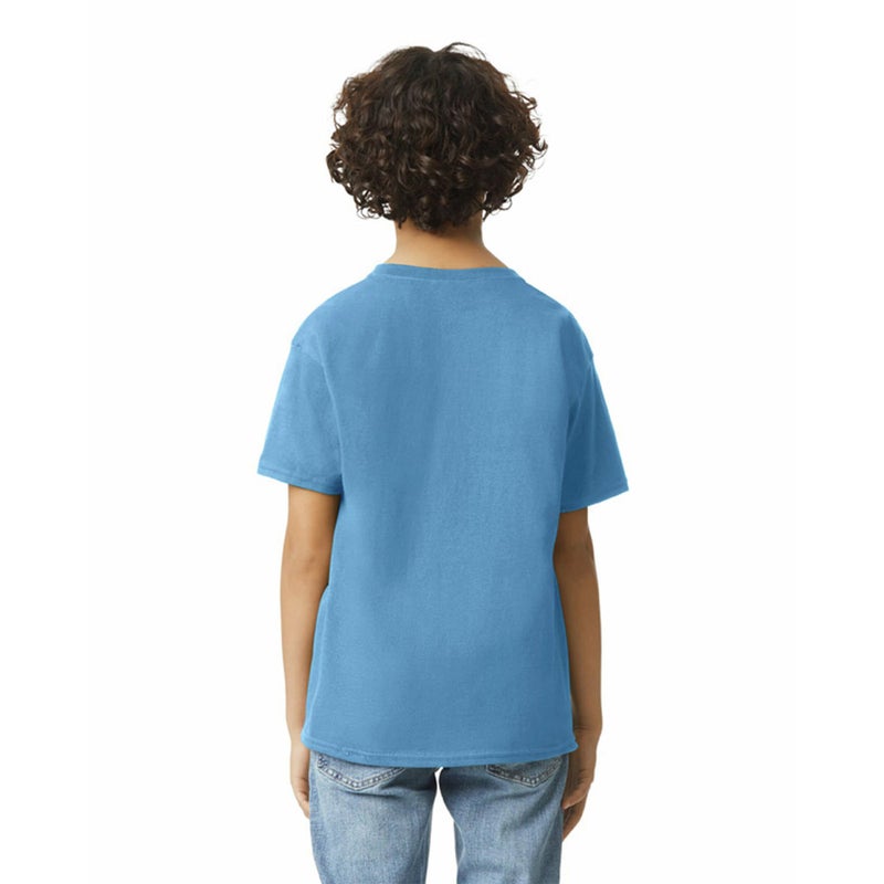 Gildan Youth Ultra Cotton T-Shirt, Style G2000B, 2-Pack, Carolina Blue, X-Small - Image 3